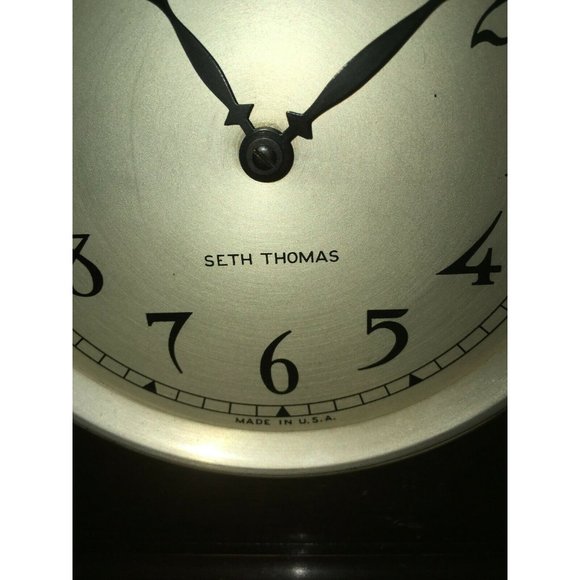 Seth Thomas MANTLE CLOCK Untested - may be for parts or repair - Picture 5 of 11